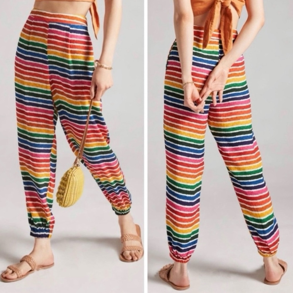 Farm Rio Rainbow Balloon Pants